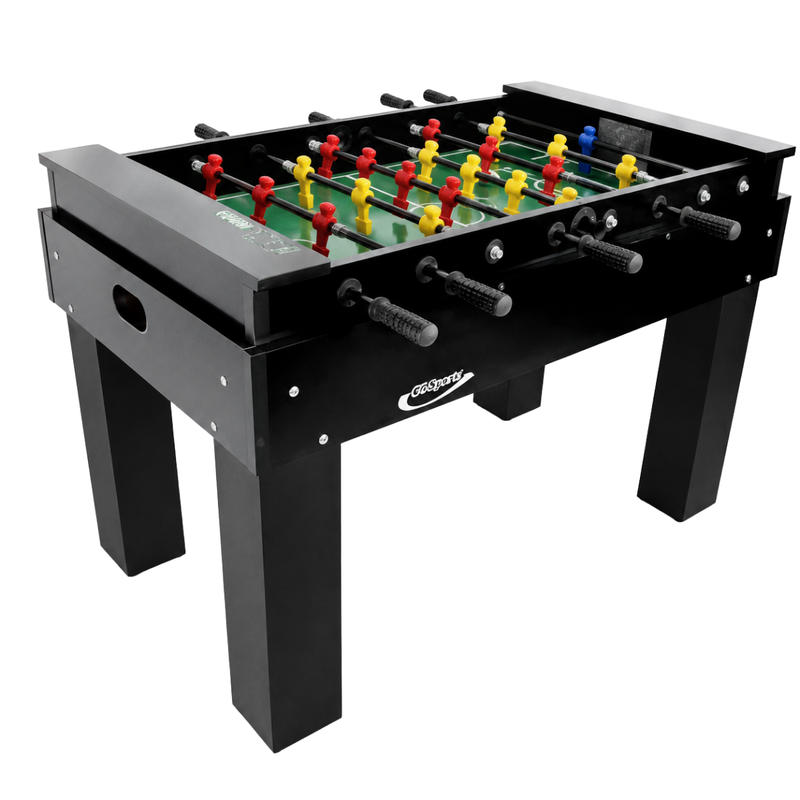 Mesa de pebolim varões embutidos bonecos em metal