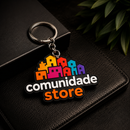 Chaveiro Comunidade Store Colorido com Argola Metálica